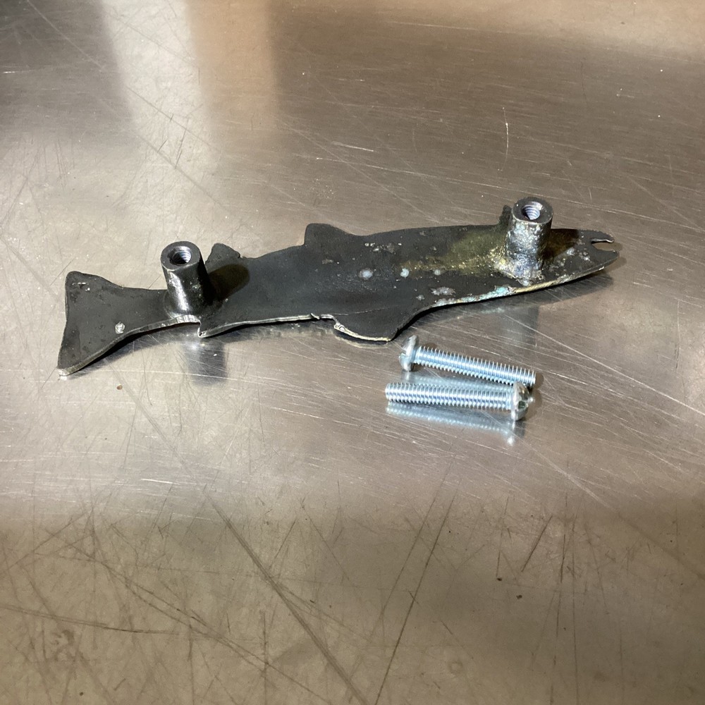 Fish Trout Shape Style Brass Cabinet Drawer Pull 5”