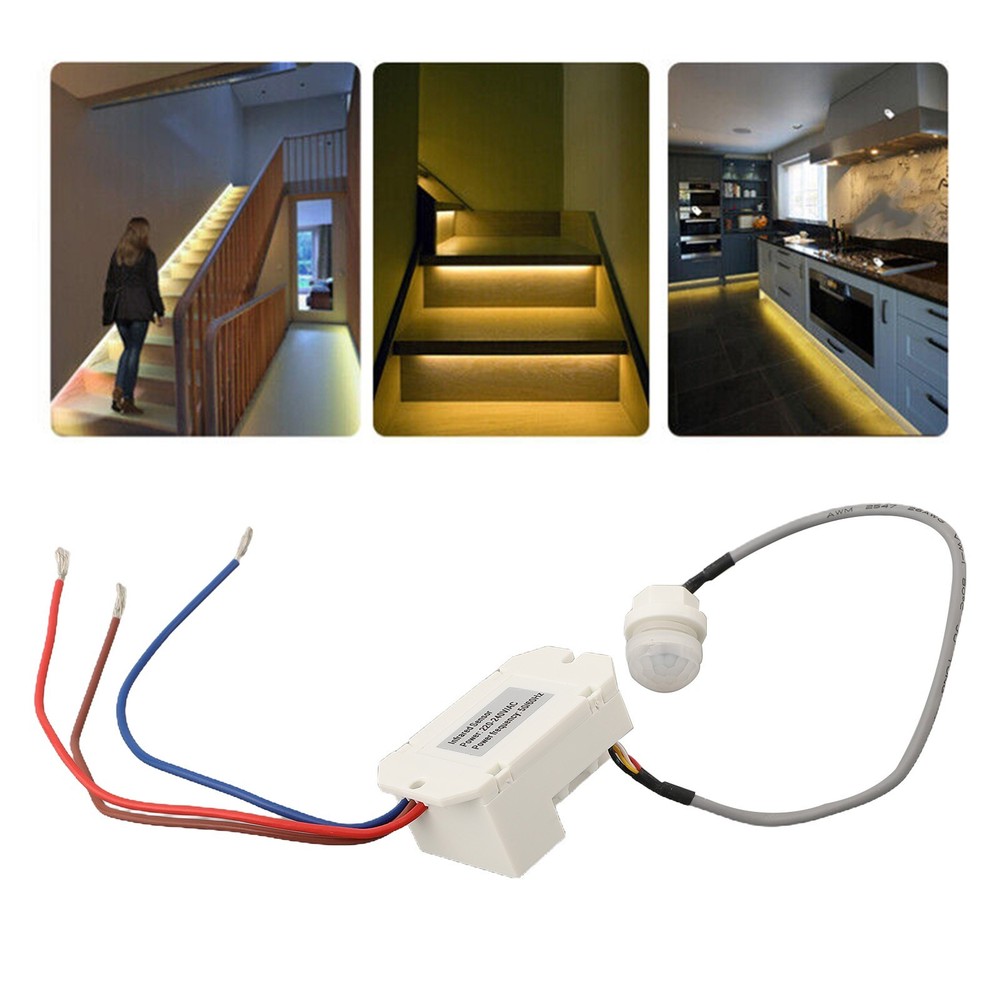 Compact and Lightweight Motion Sensor Switch for Automatic Light Control