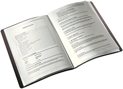 Leitz Solid Polypropylene A4 Display Book 20 Hüllen Light red