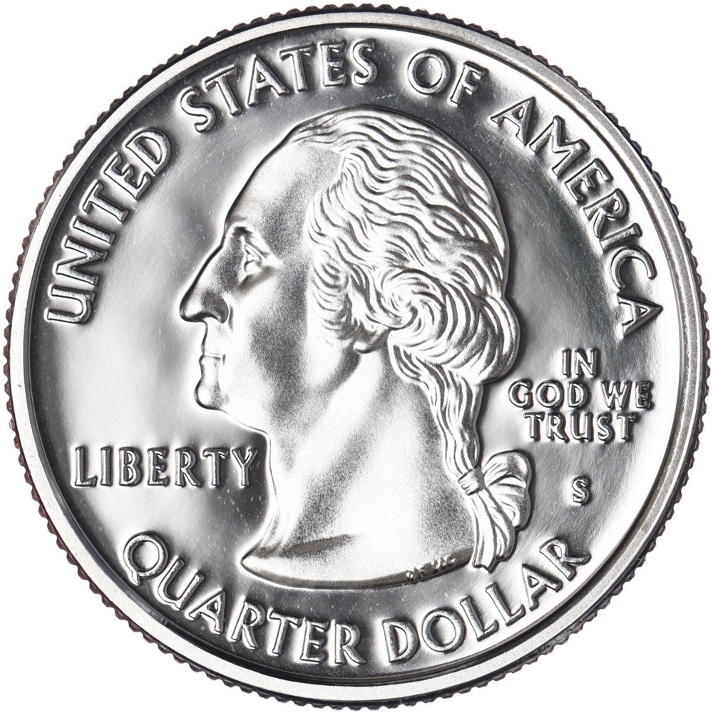 2001 S State Quarter Vermont Gem DCam Proof CN-Clad