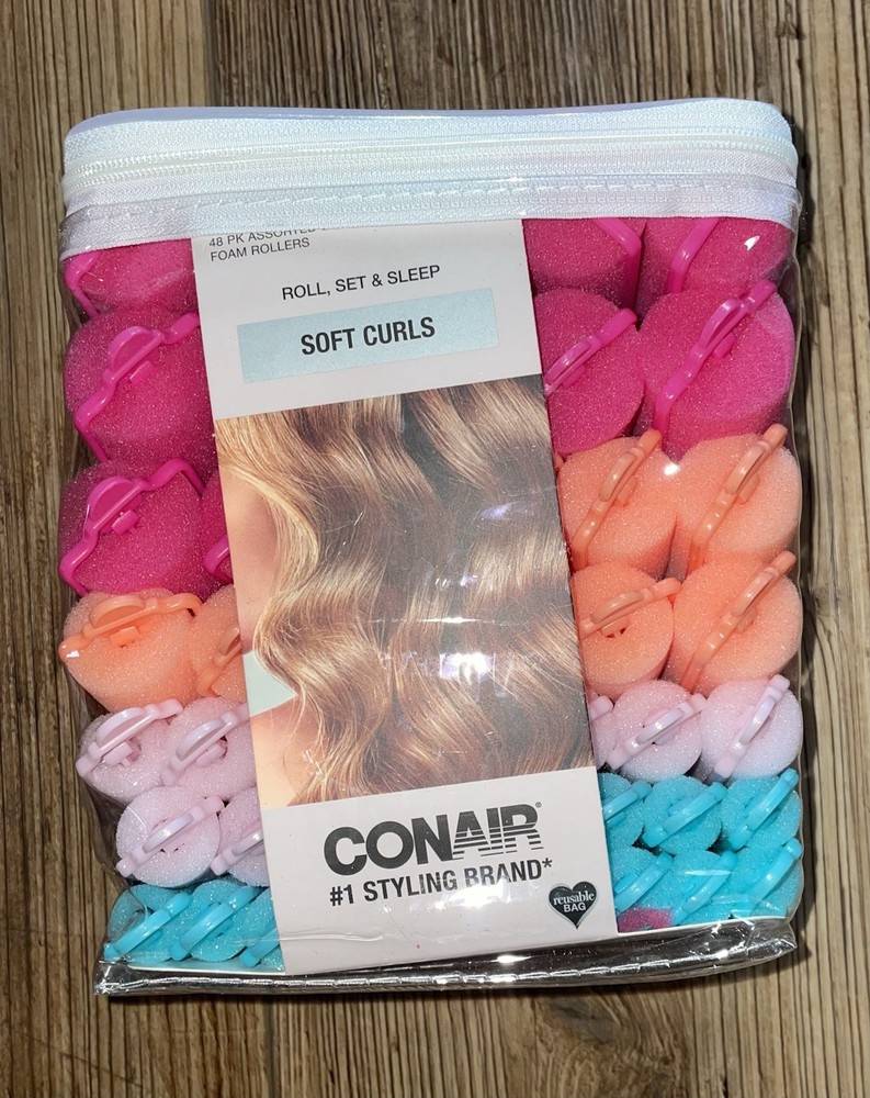 Roll Set And Sleep Soft Curls Conair Foam Rollers