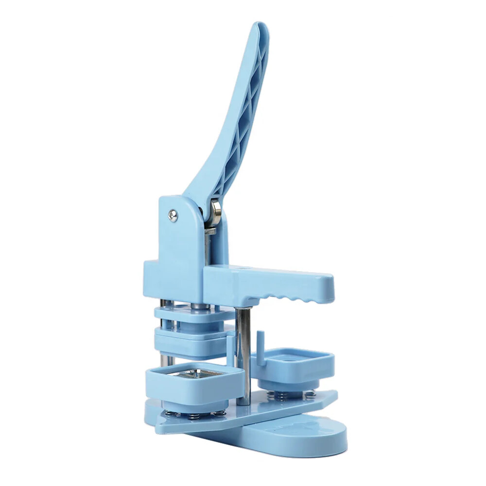 50mm Blue Square Fridge Magnet Making Machine and 200 Set Fridge Magnet Material