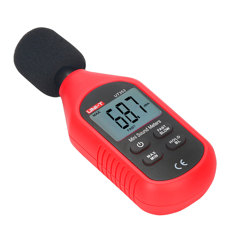 Mini Sound Level Meter Noise Tester 30-130dB Data Hold Fast & Slow Sampling