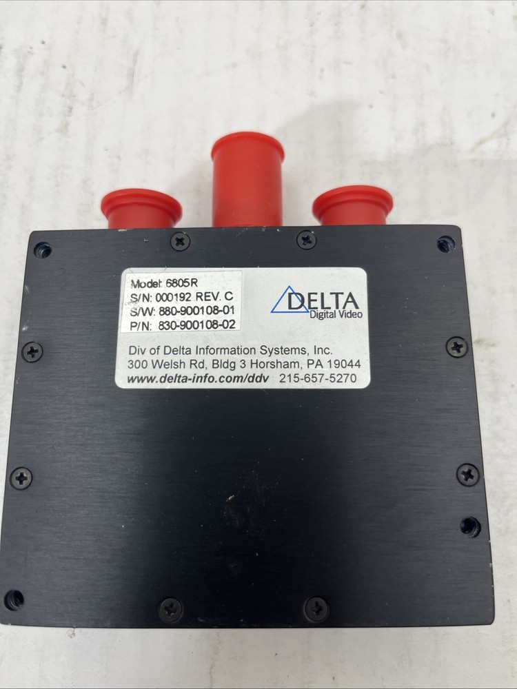 DELTA DIGITAL VIDEO ENCODER, 6805R H.264 HD/SD COMPACT / RUGGED, SMALL AIRCRAFT