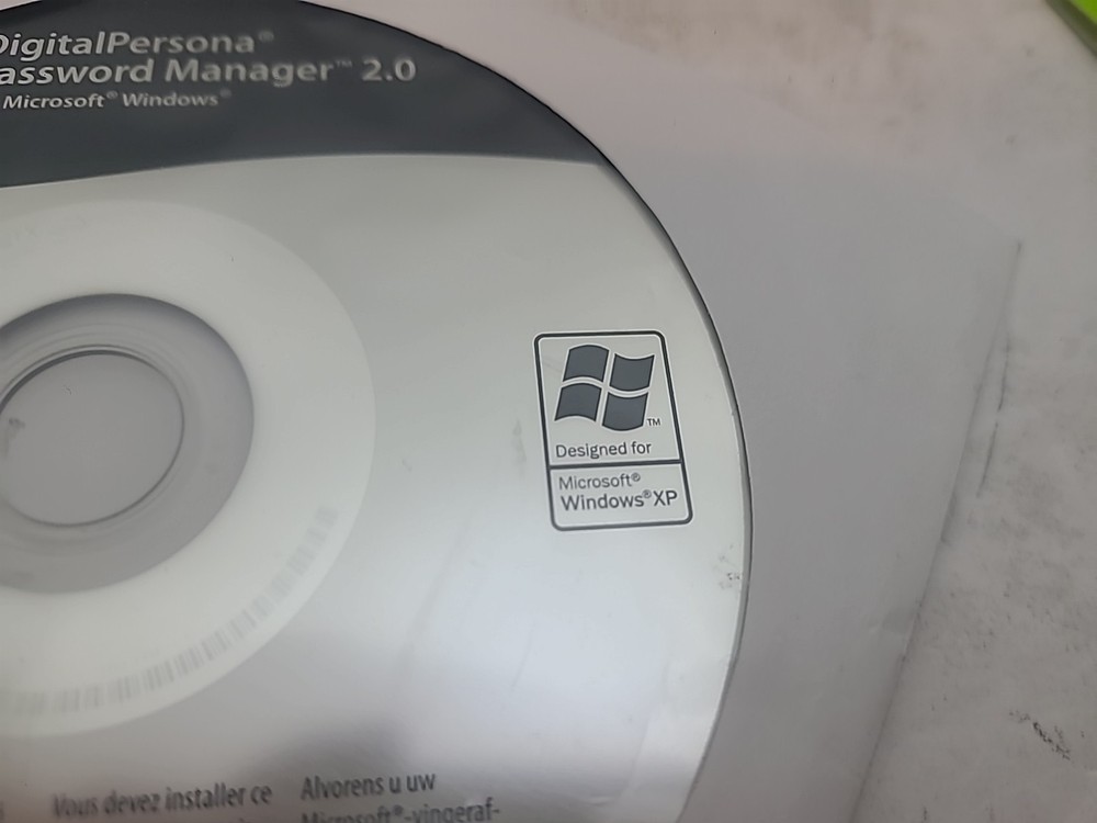 Microsoft Fingerprint Reader Windows With Software Start Up Guide Model 1033 New