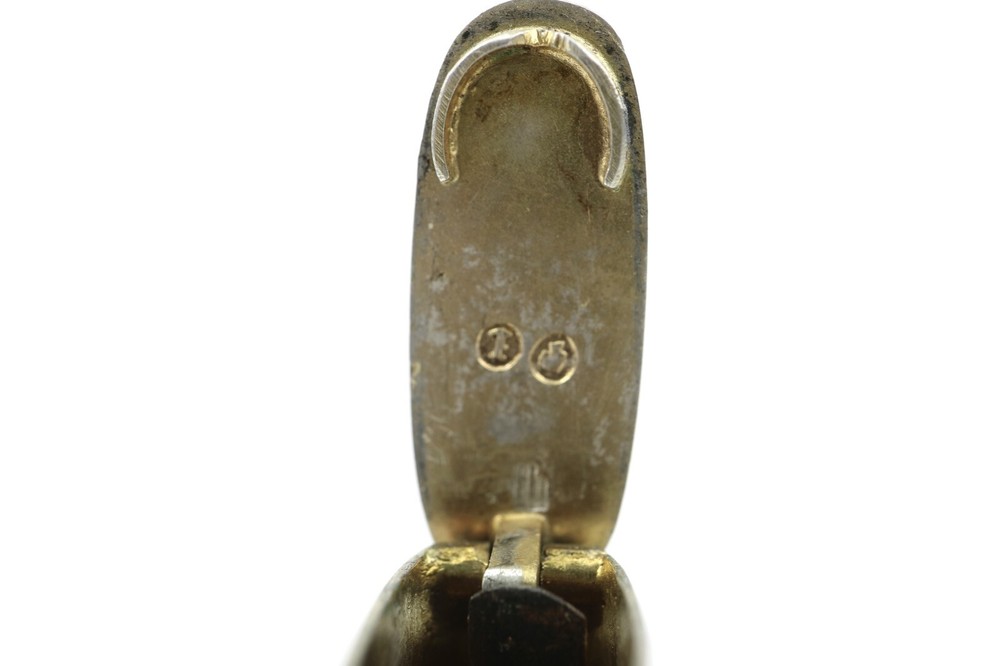 Very Small Silver Vesta Case With Enamel Name Panel - Will - HM Date 1885
