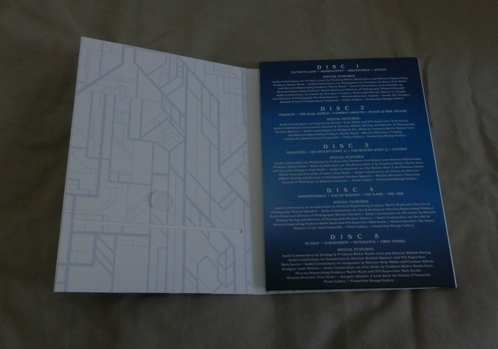 CASE ONLY - Stargate Atlantis Season 3 - Empty DVD Case - NO DISCS