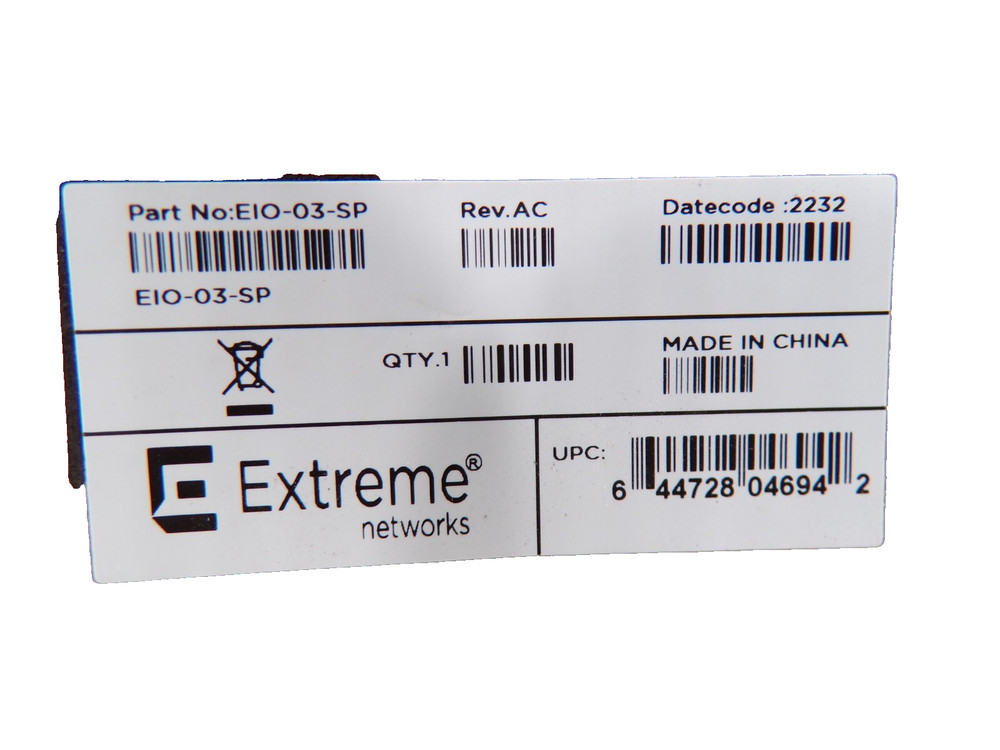 New! Extreme EIO-03-SP Service panel for AP560 Access Point