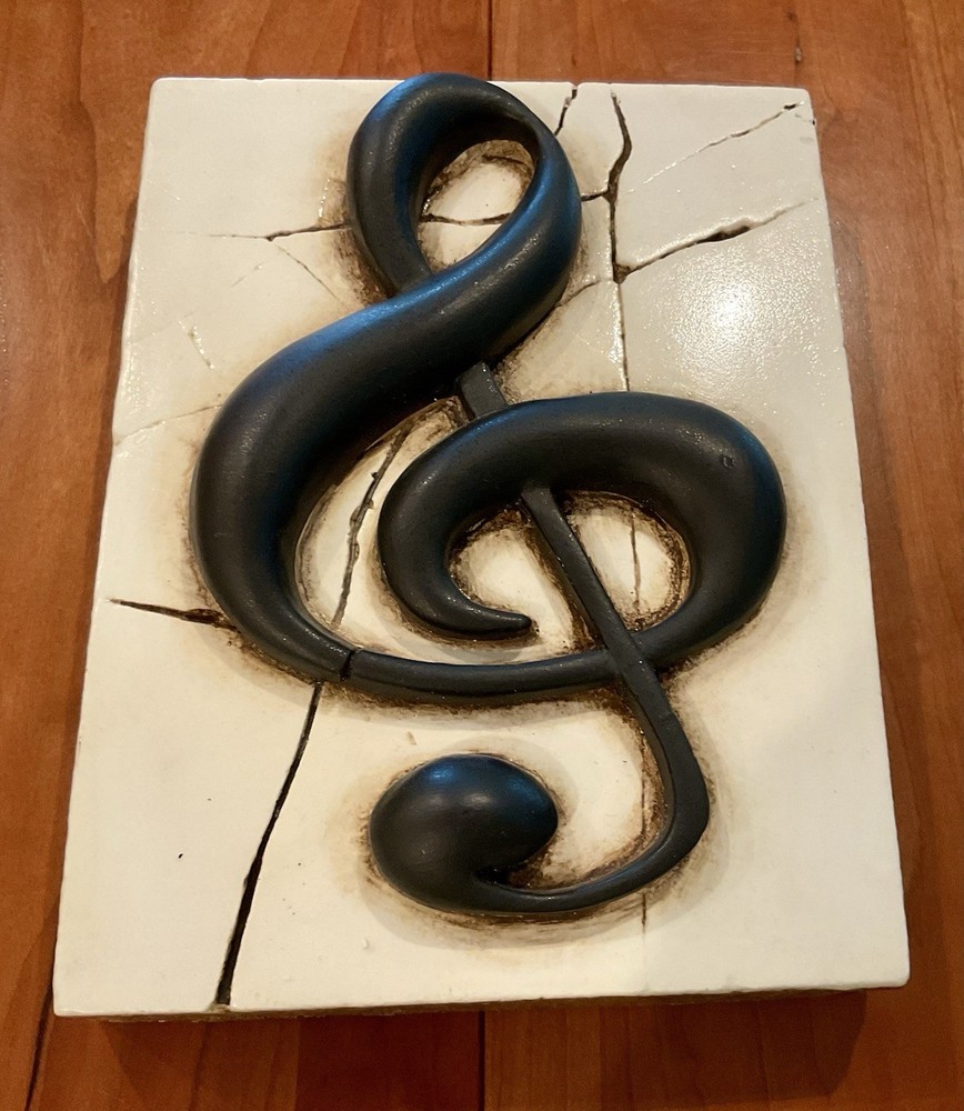 ESTATE SID DICKENS TREBLE CLEF T-06  MEMORY BLOCK RETIRED FRESH OFF WALL
