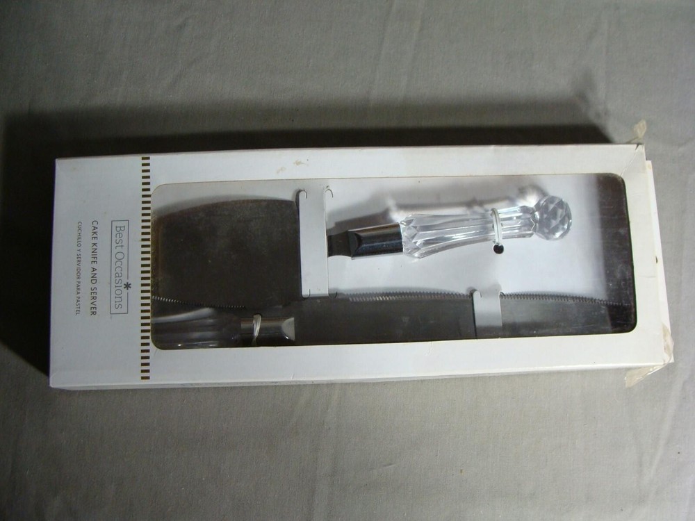 Best Occasions Cake Knife & Server In Original Box