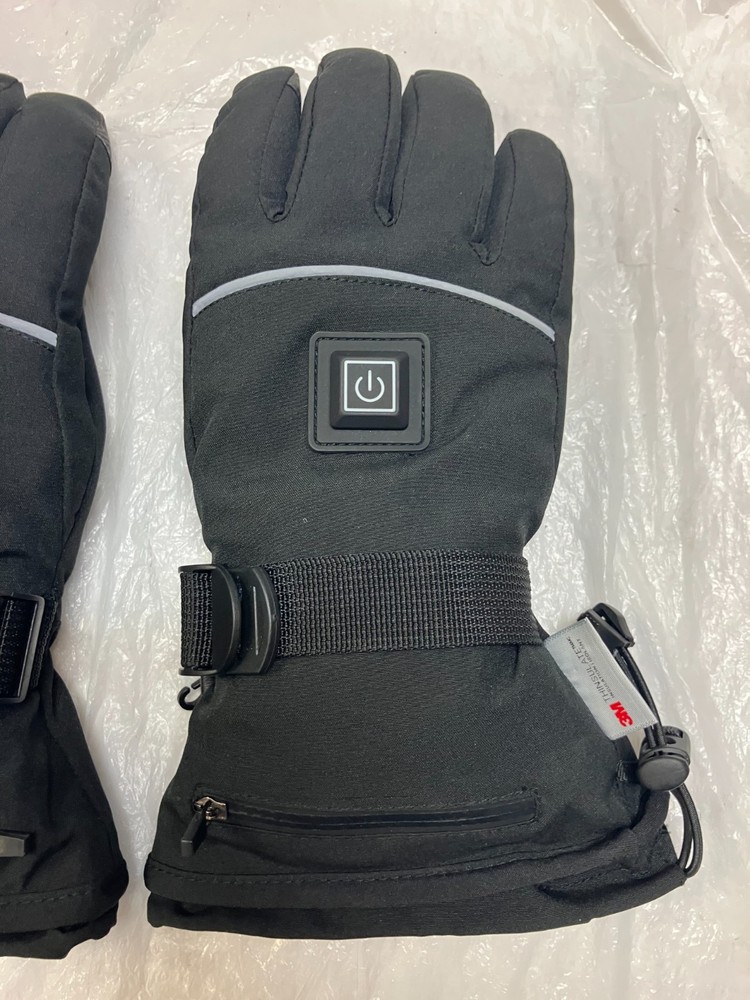 Mens Black Gloves 3M Thinsulate Lined Medium NEW