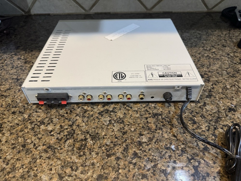 Micro Multimedia Labs PC Amp Equalizer TC1490