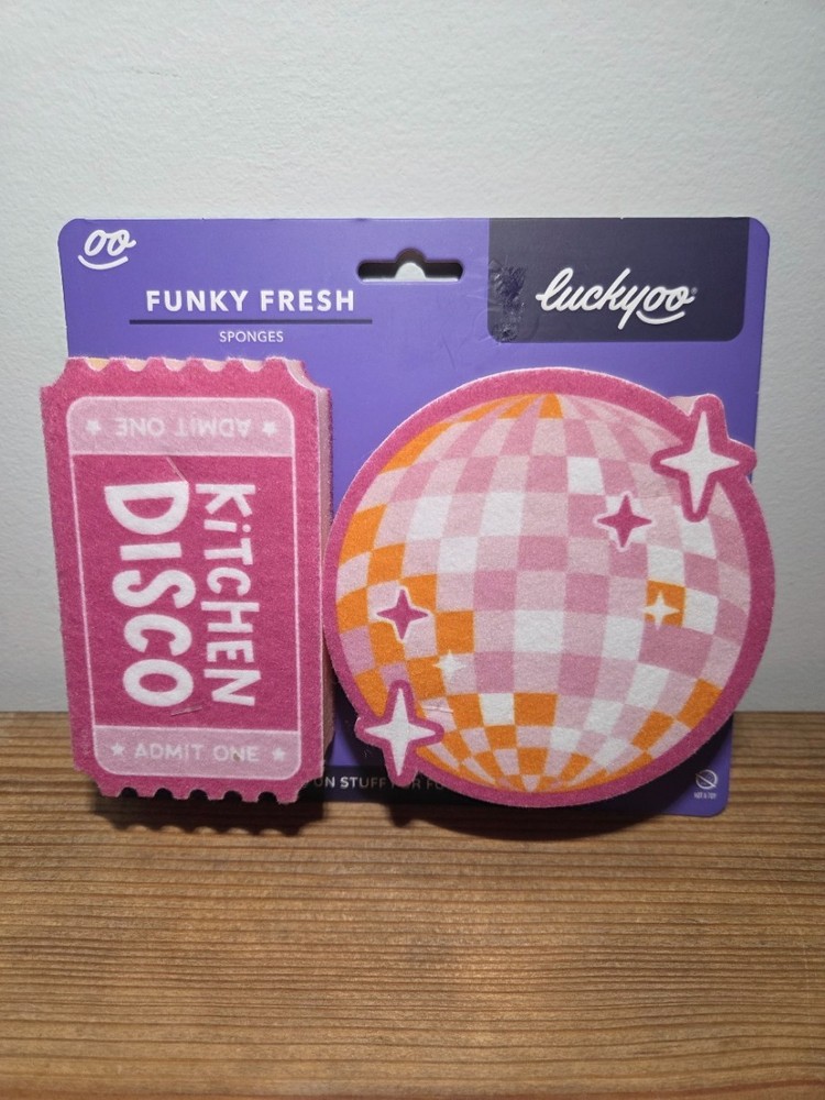 Luckyoo Kitchen Sponges, 2 pack, Multiple Styles, Multiple Available