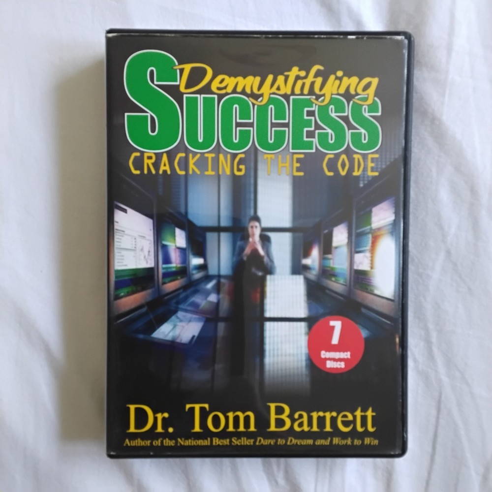 Demystifying Success: Cracking The Code By Dr Tom Barrett 7CD Set w/ Study Guide