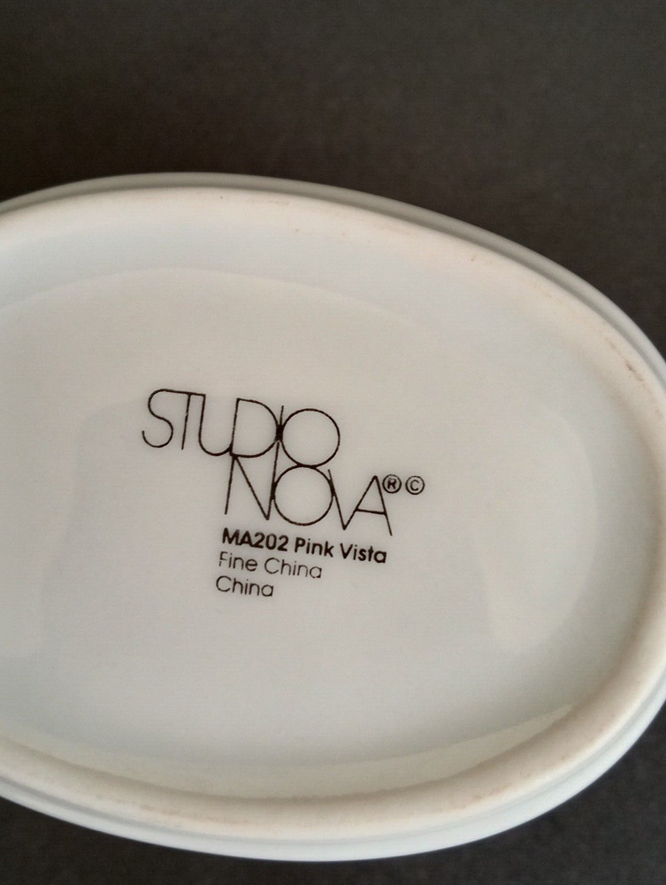 STUDIO NOVA MA202 Pink Vista Small Creamer Dish