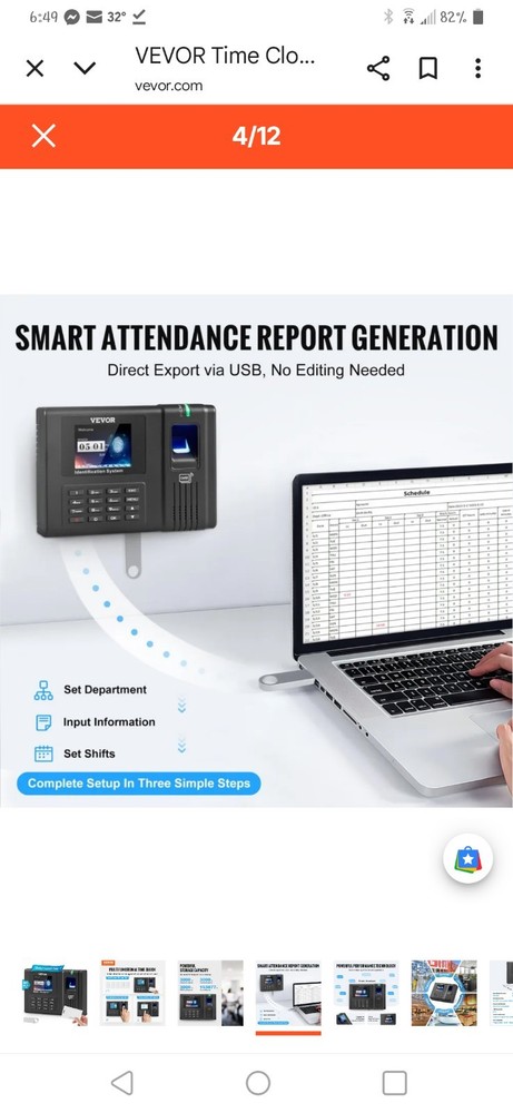 Time Clock, Fingerprint Time Clock