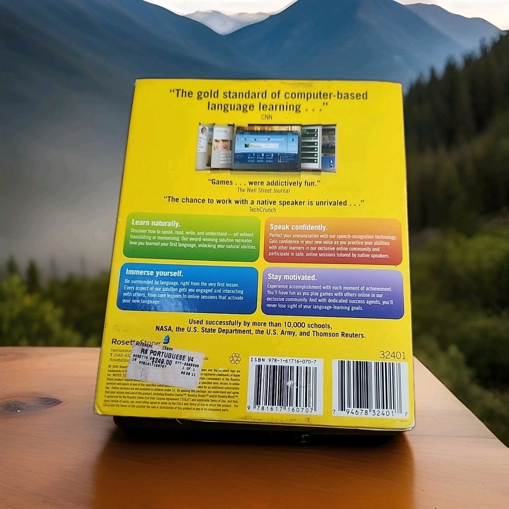 Rosetta Stone Portugues Level 1 Set Learning