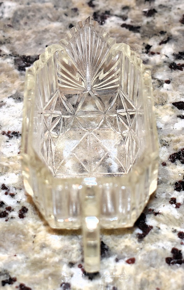 Vintage Crystal Creamer Pitcher