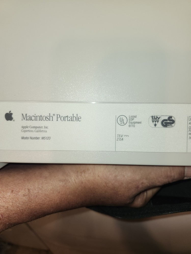 Apple Macintosh Portable Computer Carrying Case Vintage