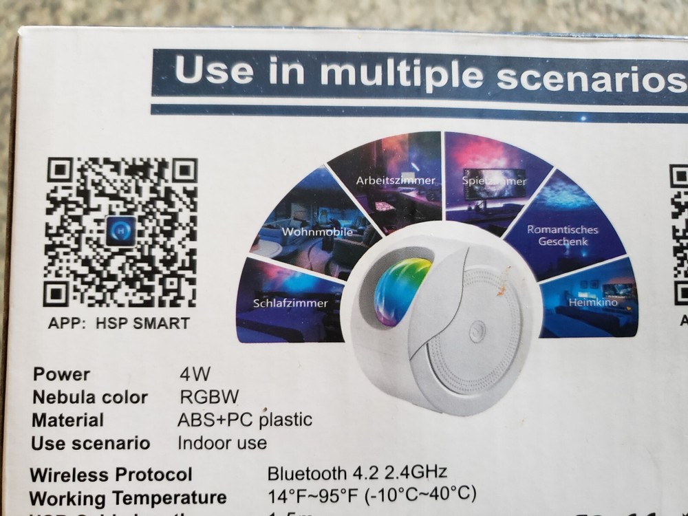 Smart Star Projector Galaxy Light, Home Planetarium Projector with App Control