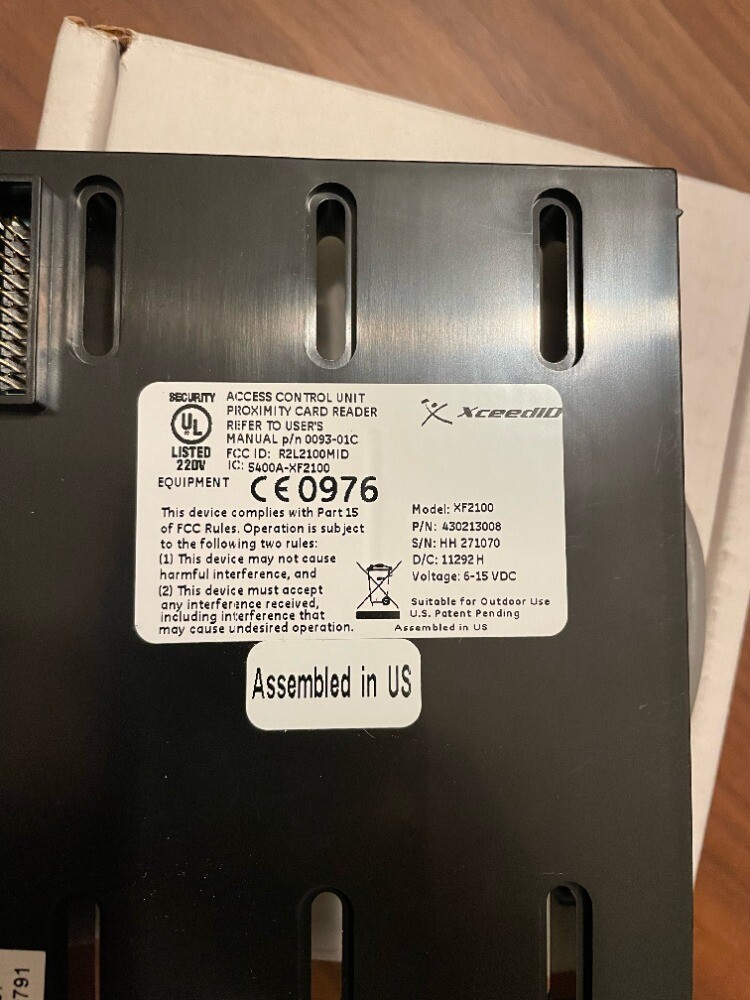 New Schlage SXF2100D-B Card Access Control Reader Black Multi Technology XceedID