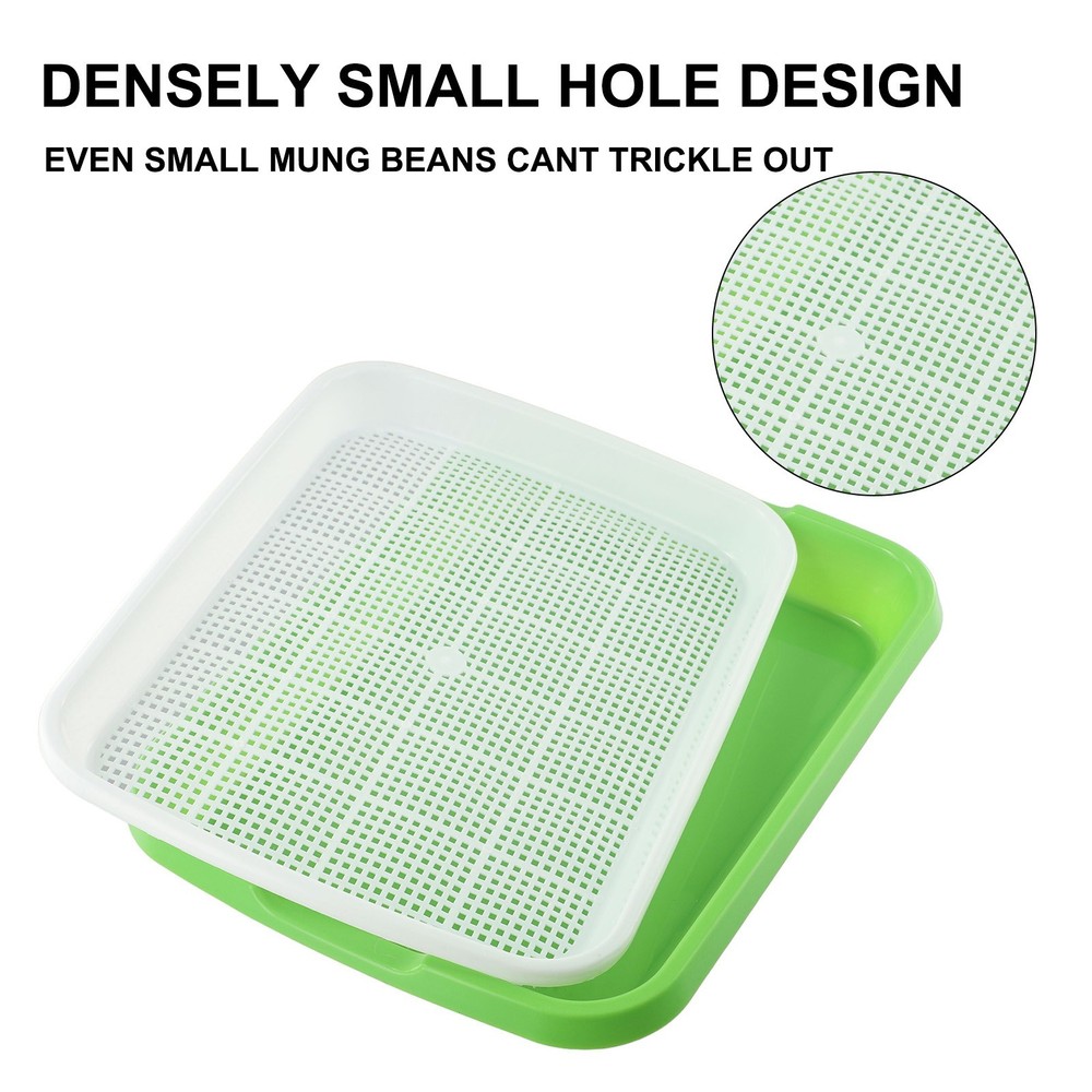Home Use Microgreens Tray 2 Layer Sprouting Solution for Healthy Greens
