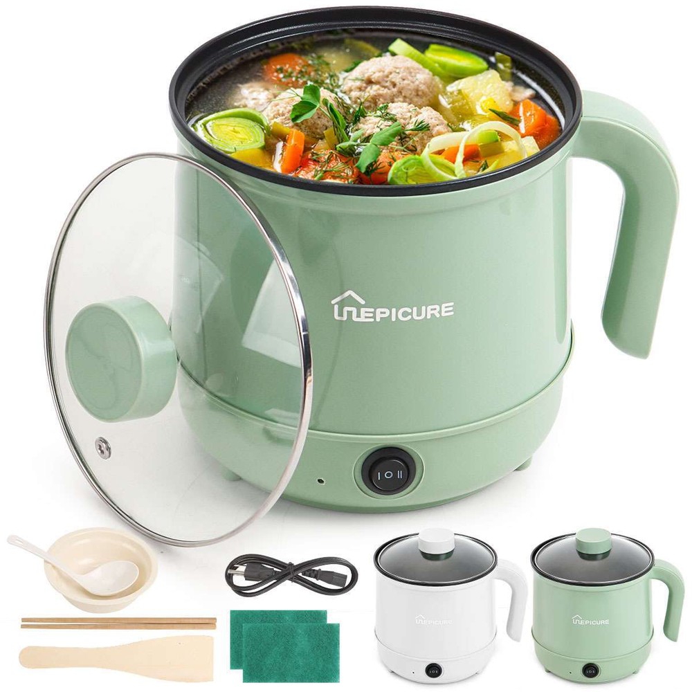 Multi-Function Electric Cooker Mini Speed Food Pot Non-Stick Pot Boiling Water