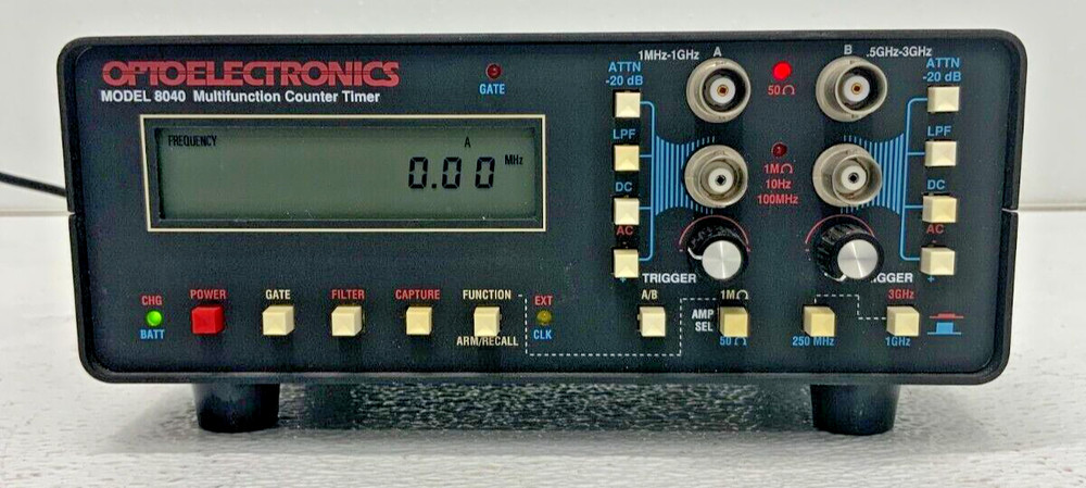 Optoelectronics 8040 Multifunction Digital Frequency Precision Tester Counter