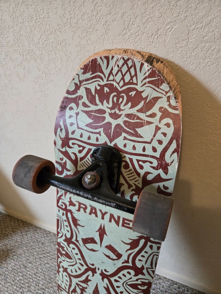 Rayne Phantom Longboard Paris Trucks White Lightning Wheels