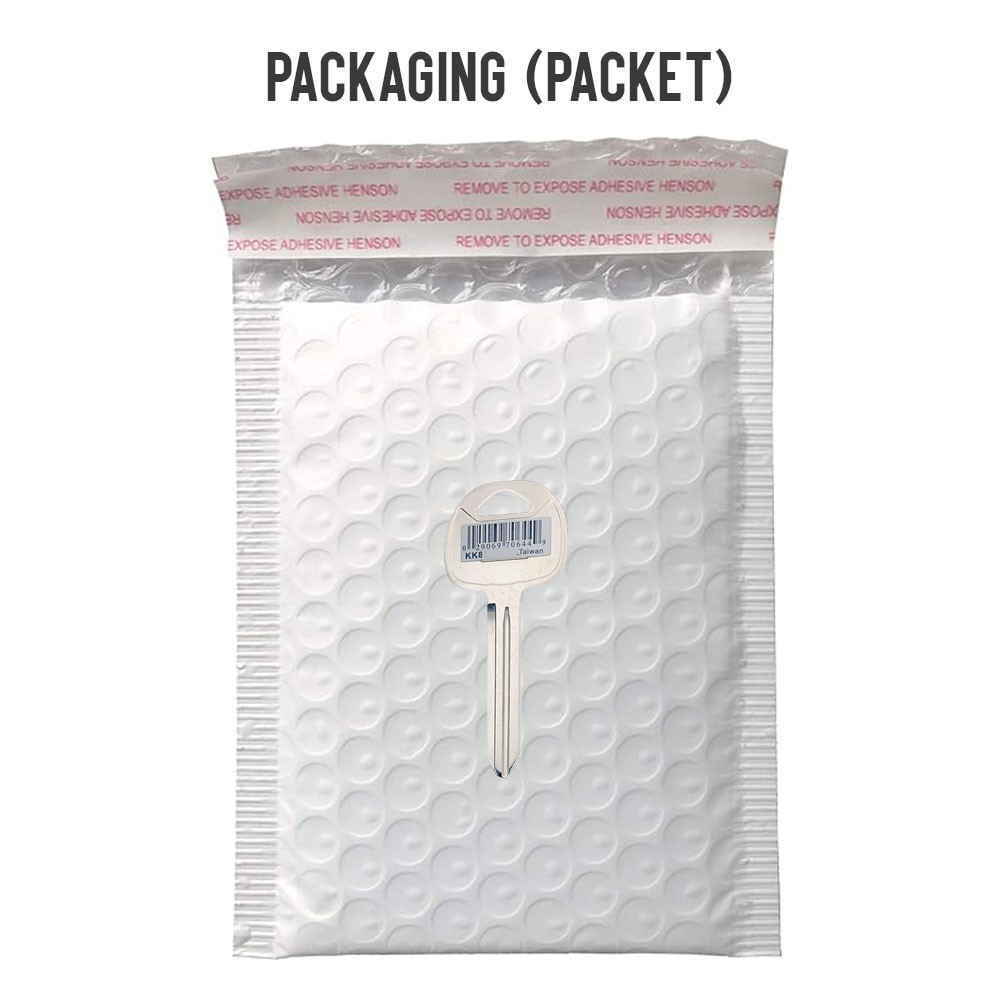 KK8 Key Blank Nickel