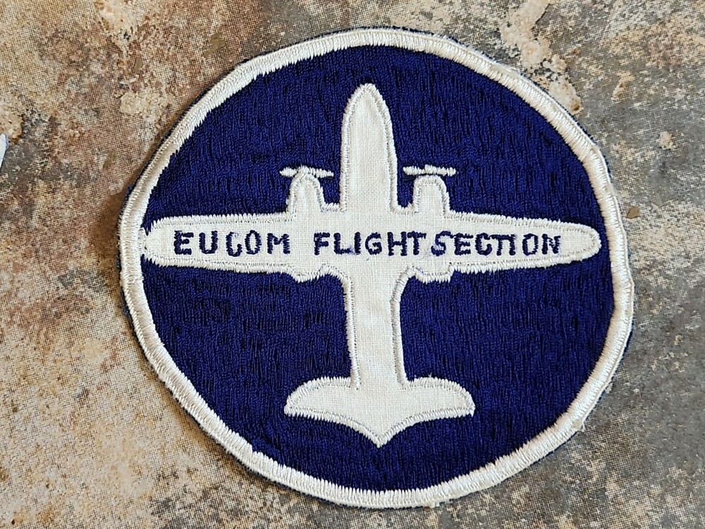 Vintage U.S. European Command EUCOM Flight Section Unit Patch