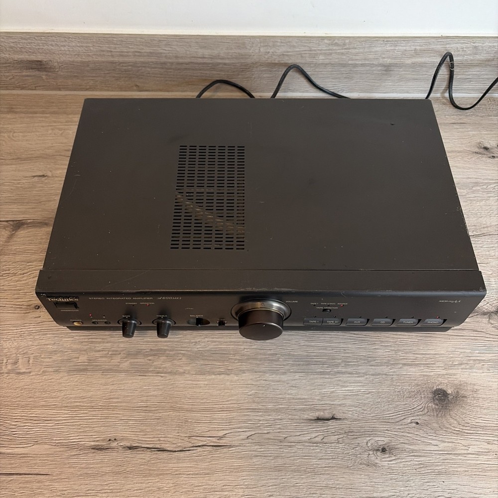 TECHNICS SU-A600MK3 CLASS AA AMPLIFIER AMP BLACK - Tested & Working