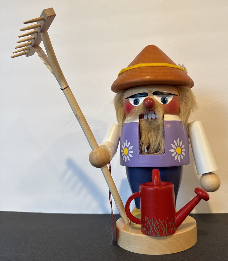 10" Steinbach TROLL GARDENER NUTCRACKER Numbered 6413