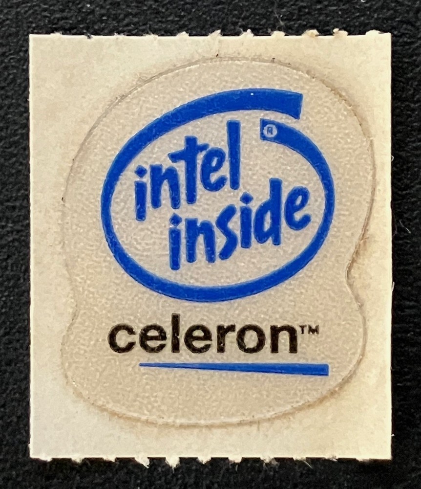 INTEL INSIDE CELERON Case Badge / Sticker