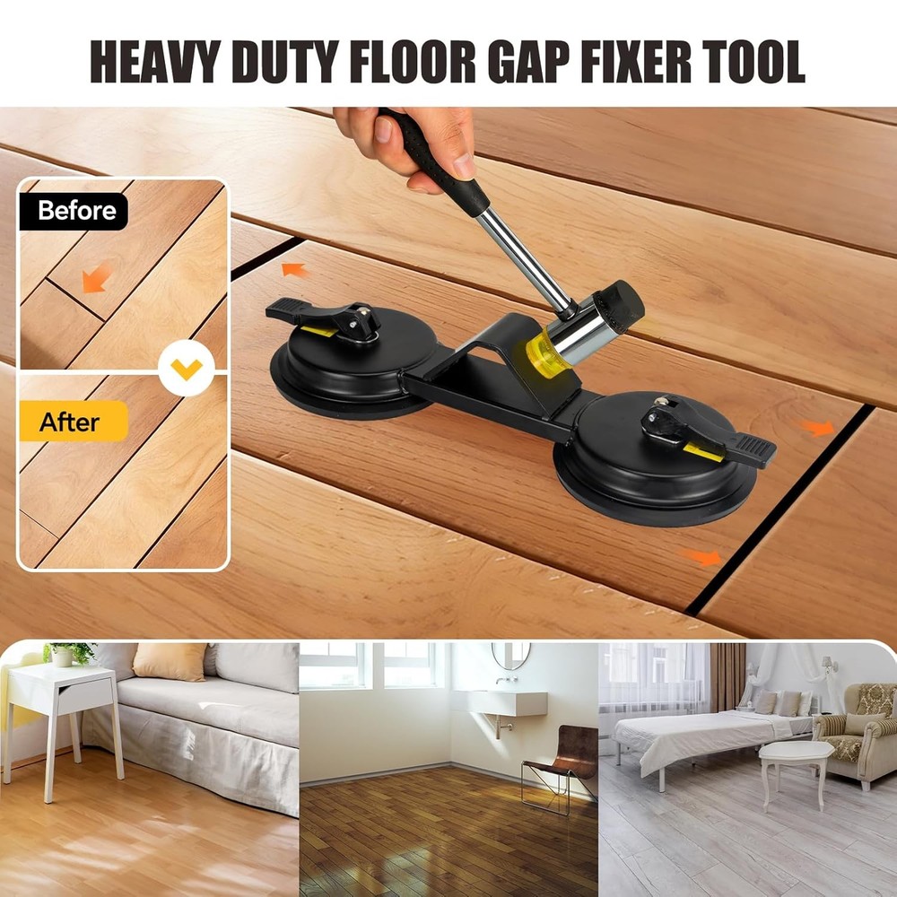 Upgraded Floor Gap Fixer Tool, Laminate Flooring Tools for Fixing Gaps, Plank Gr