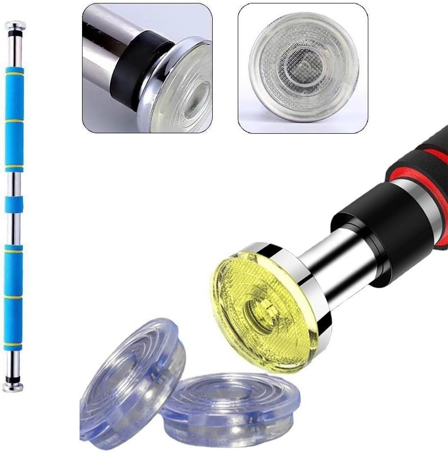 4-Pack Non-Slip Replacement Pads for Doorway Pull Up Bar - Secure & Adjustable