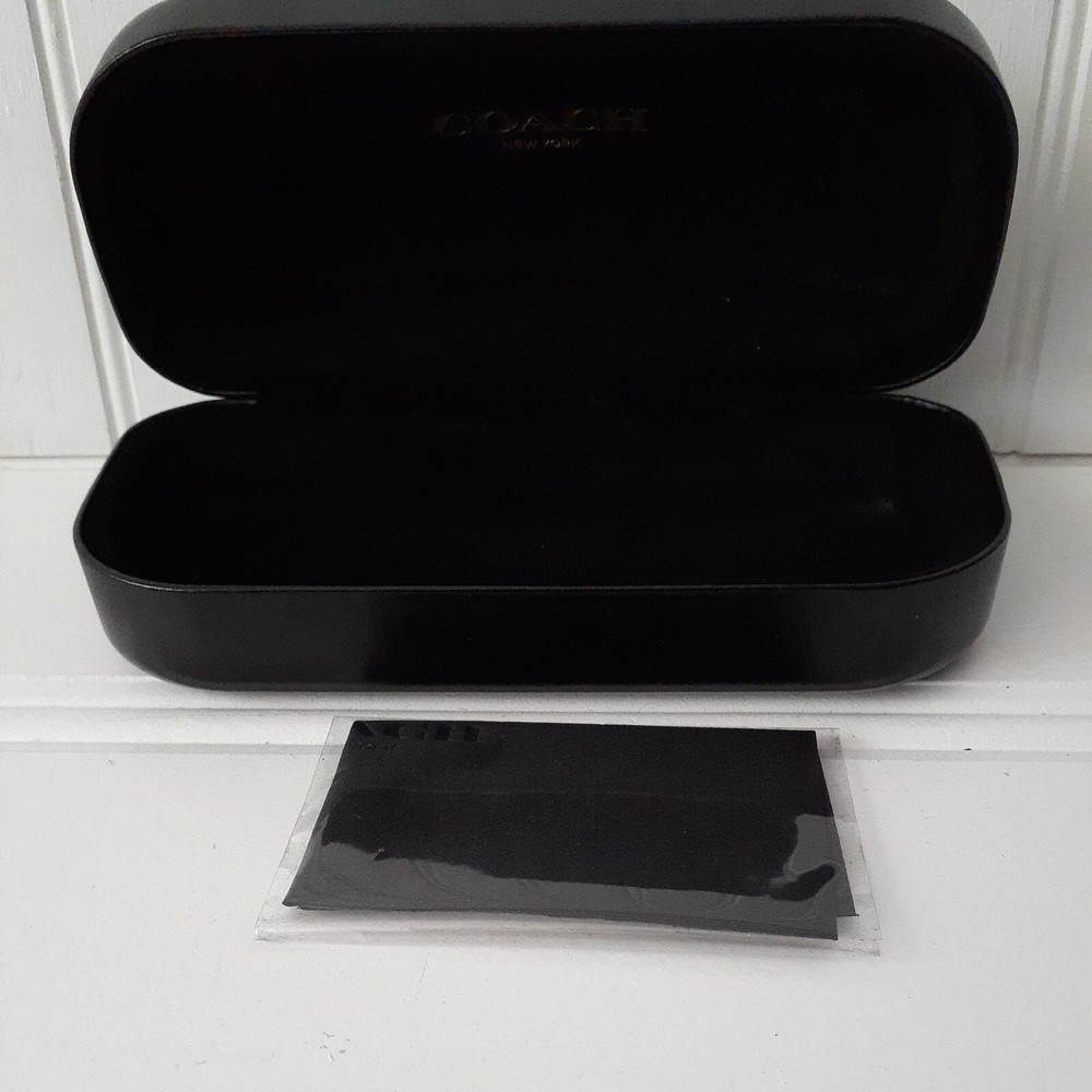 Coach Glasses Hard Case With Cleaning Cloth