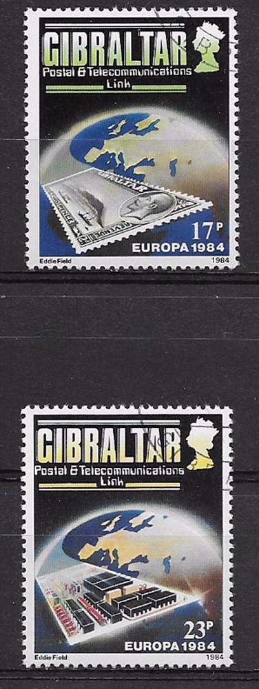 GIBRALTAR , 1984 , LINKS , SET OF 2 , PERF , MNH