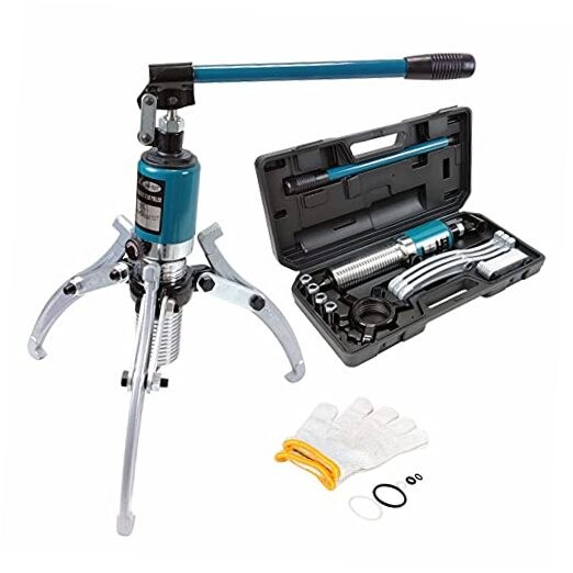 10Ton Hydraulic Gear Puller Wheel Bearing Pulling Separator 3 in 1 10T Overall