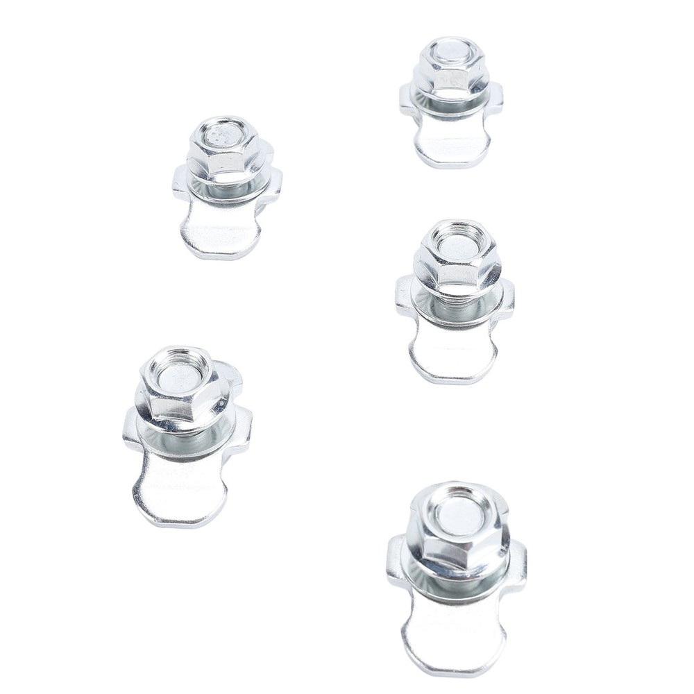 5pcs L Track Double Lug Threaded Stud For Truck Bed Trailer Cargo Control