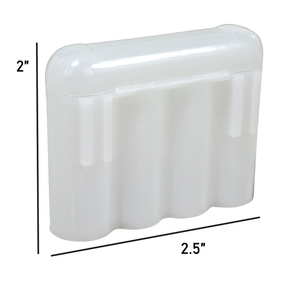AA AAA CR123A White Battery Holder Storage Case 5 Cases