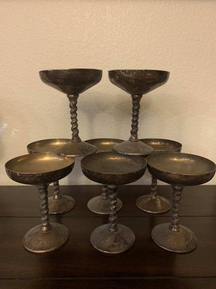 Vintage Valero Spain goblets set of 8