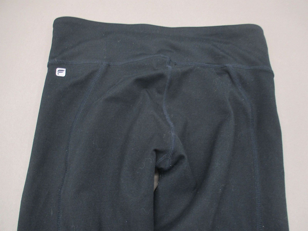 Fabletics Size S Womens BLK Patch Stretch Pull On Athletic Cropped Leggings 871