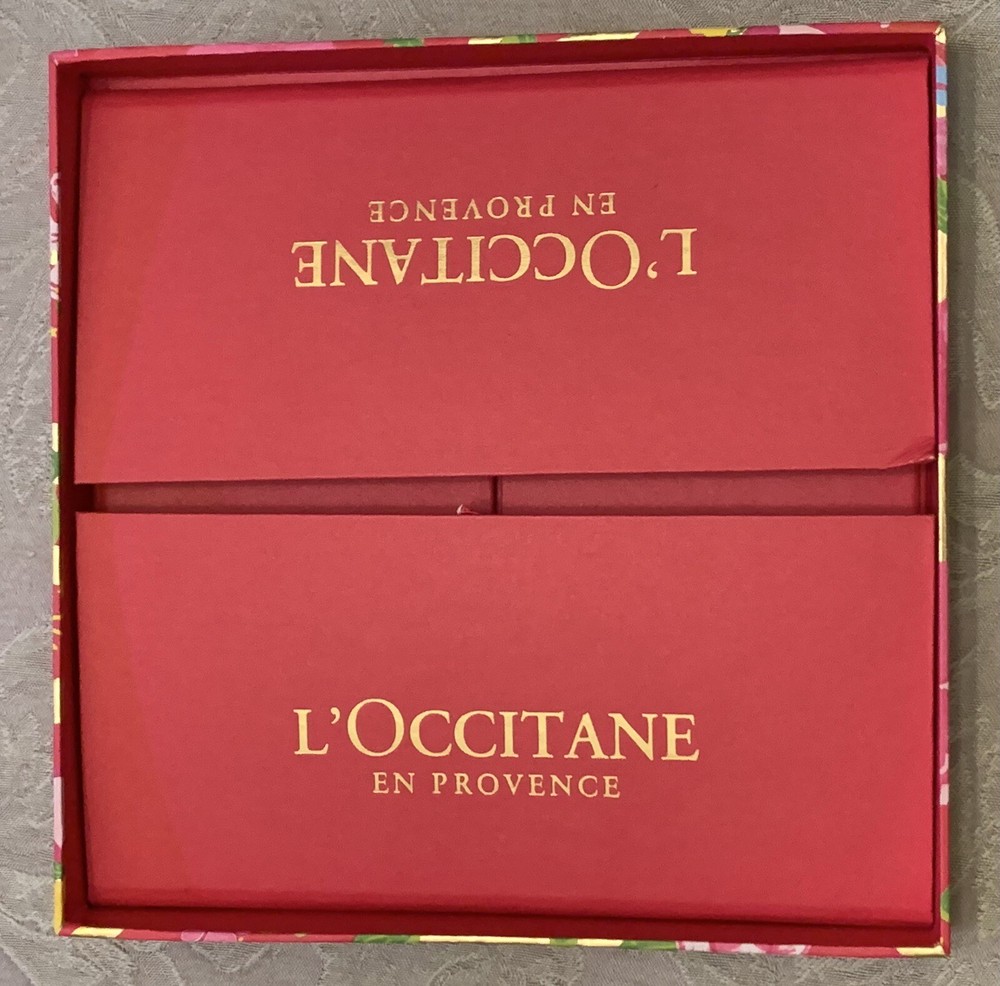 L'Occitane 1 Empty gift box wrapping kit -Different designs to choose from *NEW*