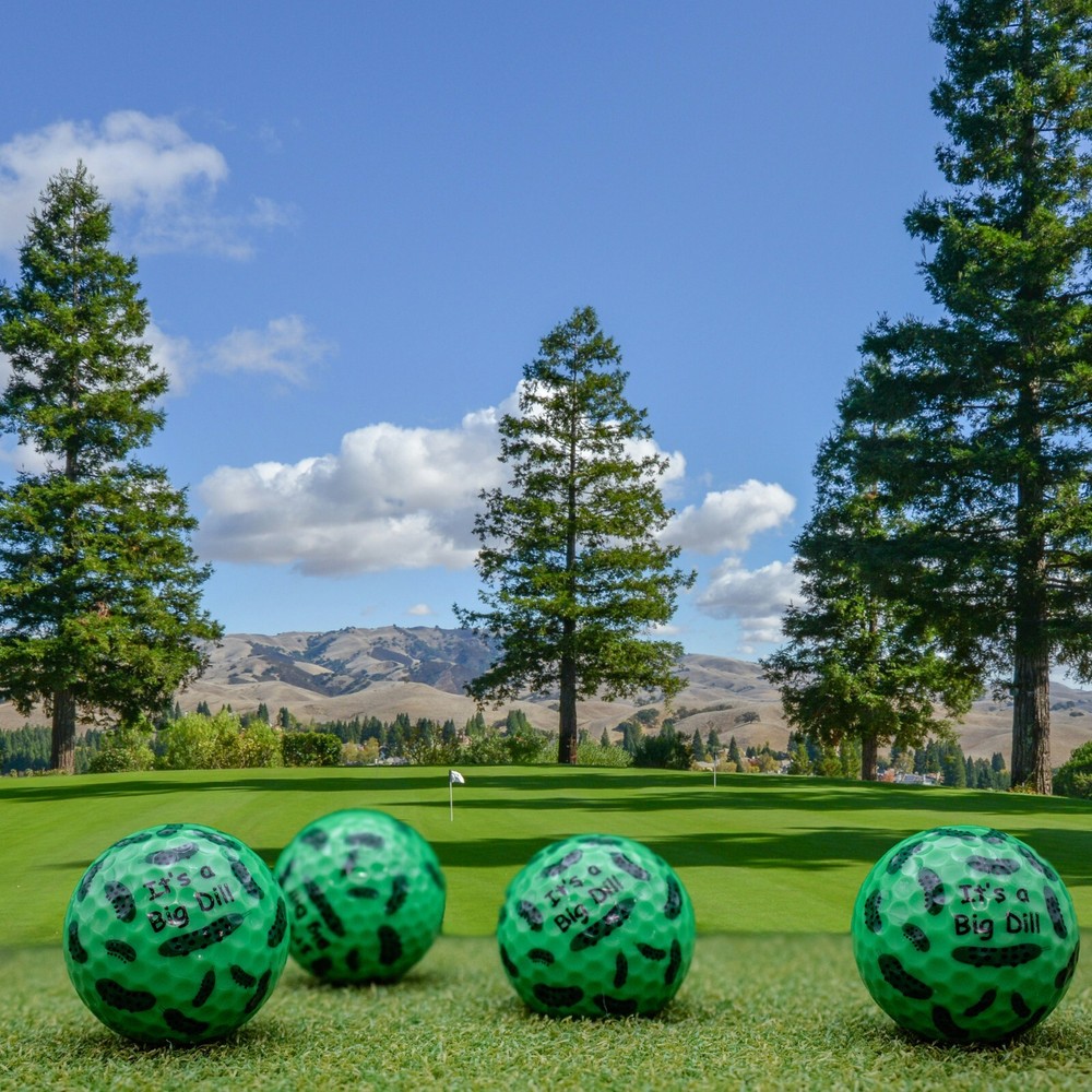 It's a Big Dill - Novelty Golf Balls 3 Pack - Perfect Gift Idea