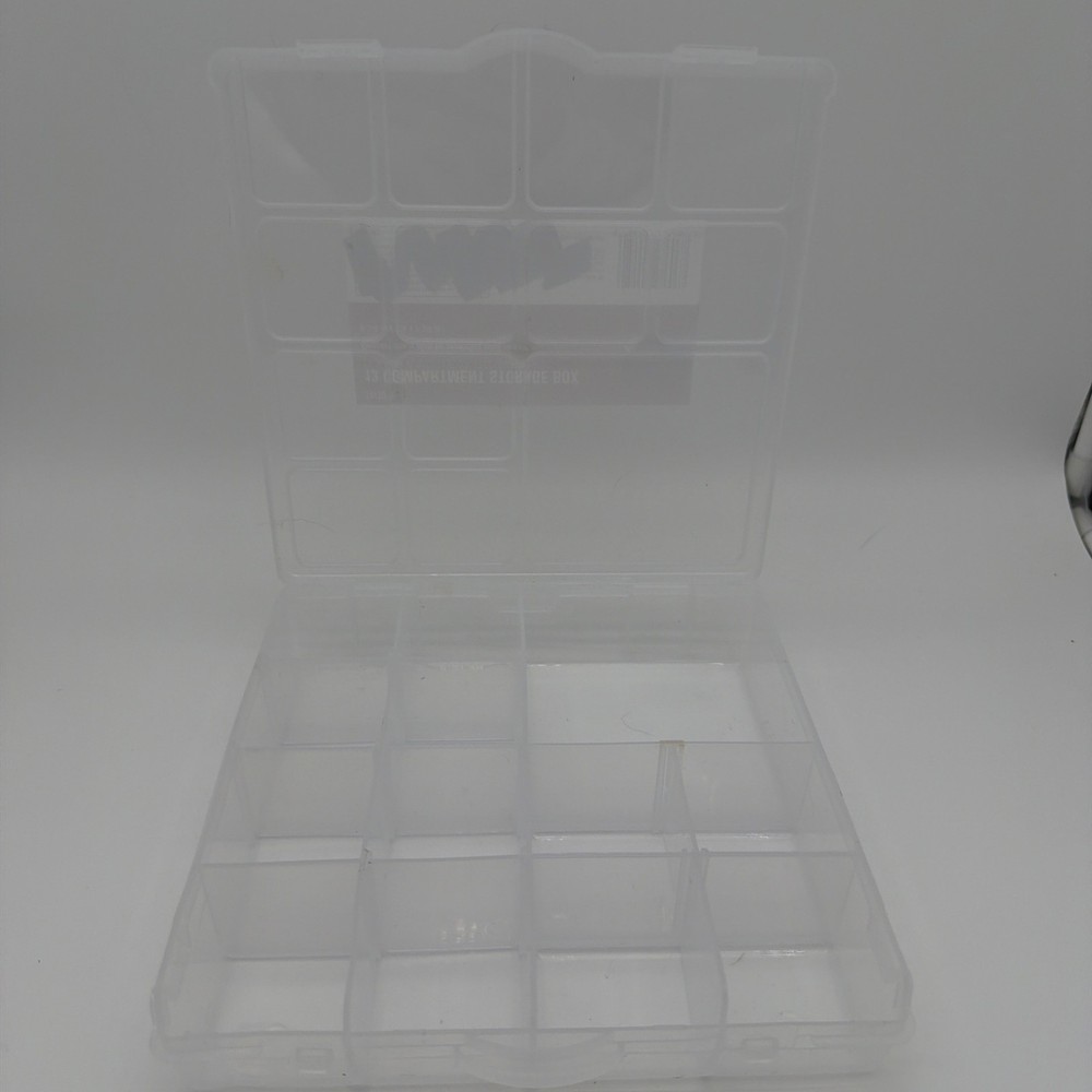 ACE 13 Compartment Small Plastic Storage Box