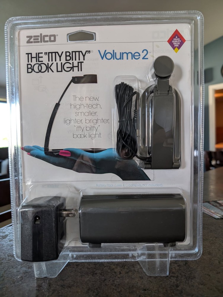NEW Zelco Itty Bitty Book Light - Volume 2 - High-Tech Smaller Lighter Brighter