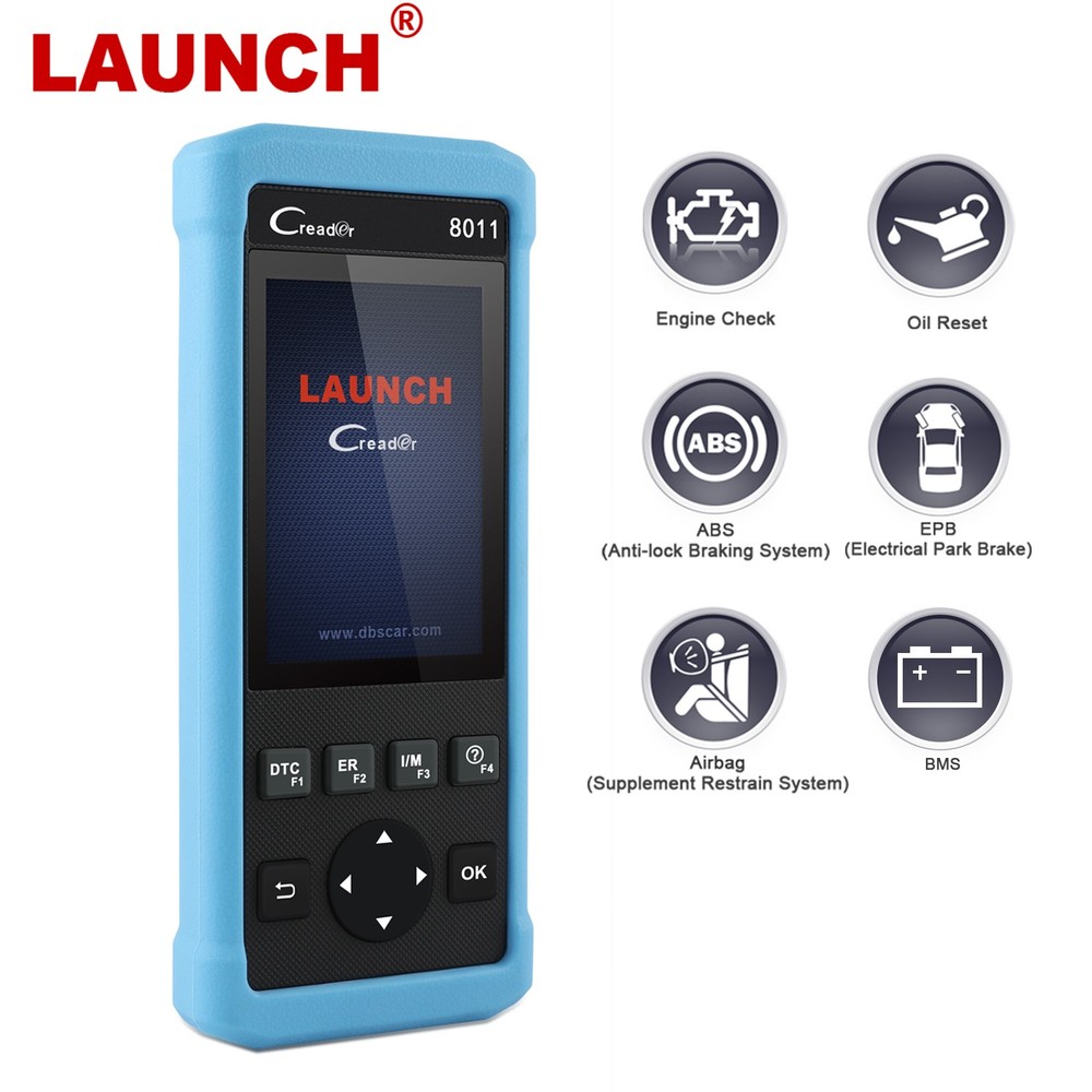 LAUNCH CR8011 Car OBD2 Scanner Auto Code Reader Engine Diagnostic Scan Tool BMS