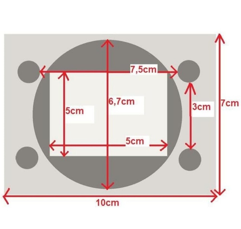 Square Rectangular Ring Reducer Necklace For Car Flow Meter Filter