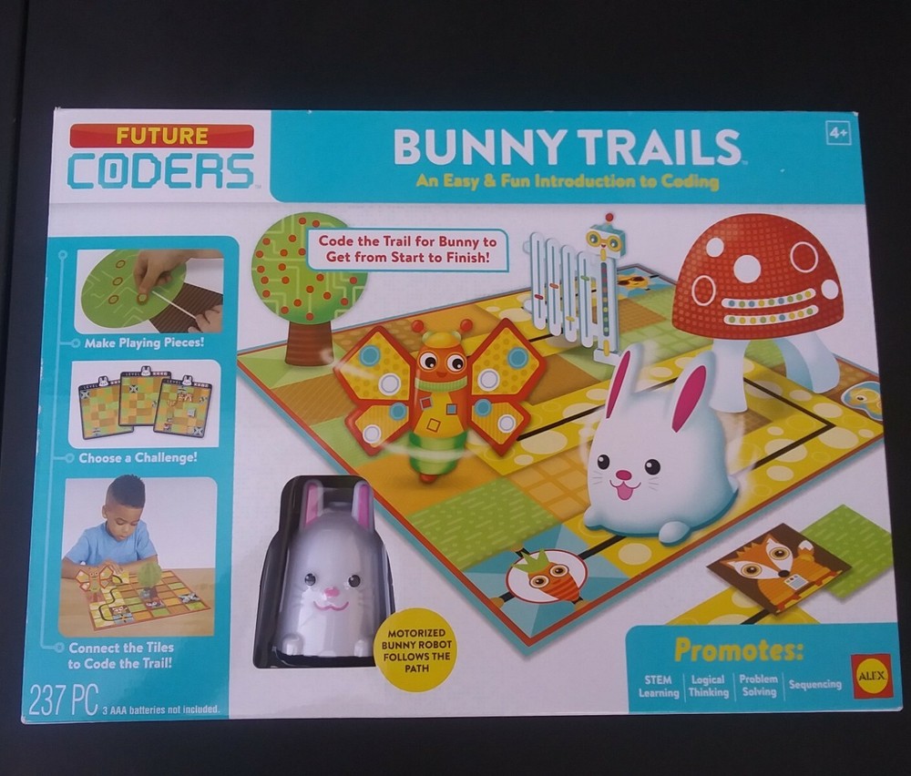 Future Coders Bunny Trails STEM Preschool Activity NEW